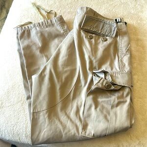 Khaki men’s cargo pants large